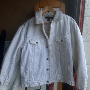 Ksubi Cream Sherpa-Lined Jacket